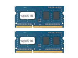 Módulos de memória para laptop (compatíveis com AMD/Intel, 1066 MHz)
