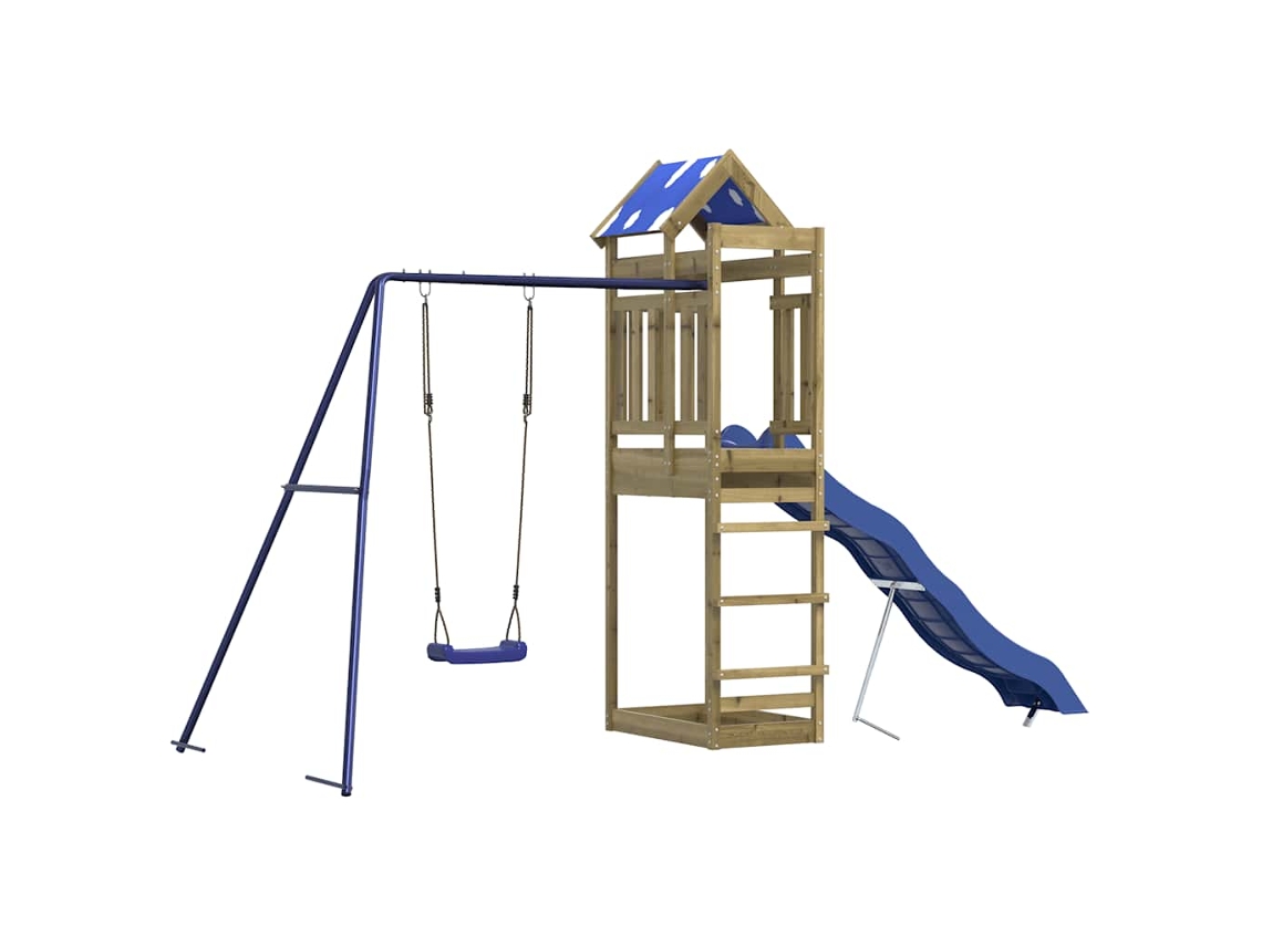 Conjunto de brincar para exterior VIDAXL madeira de pinho impregnada