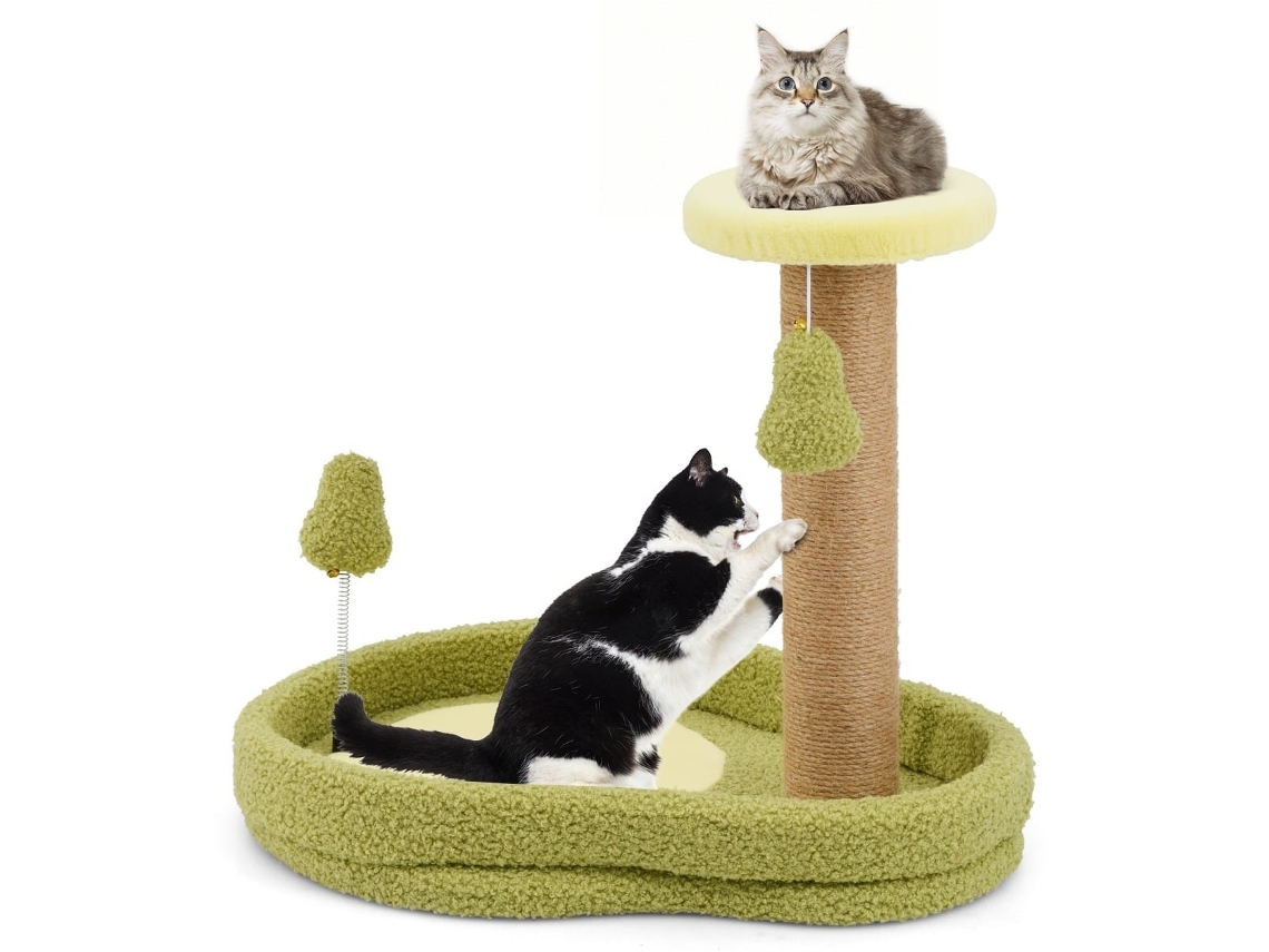 Árvore para Gatos de 50 cm com Design de Abacate e Brinquedos NORTHIX