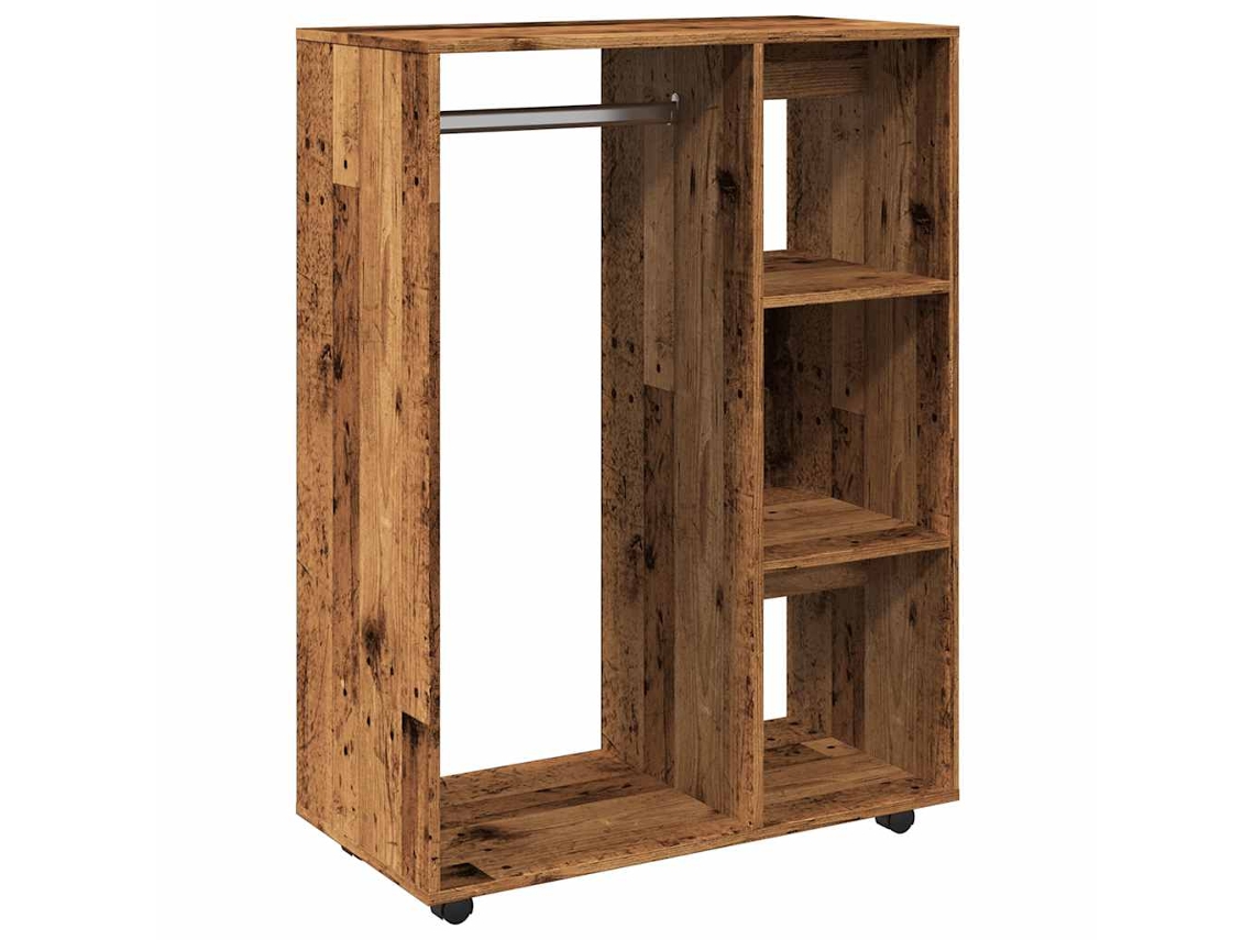 Conjunto 1 Wardrobe, Wardrobes Vidaxl Marrom Madeira Processada (n/a)