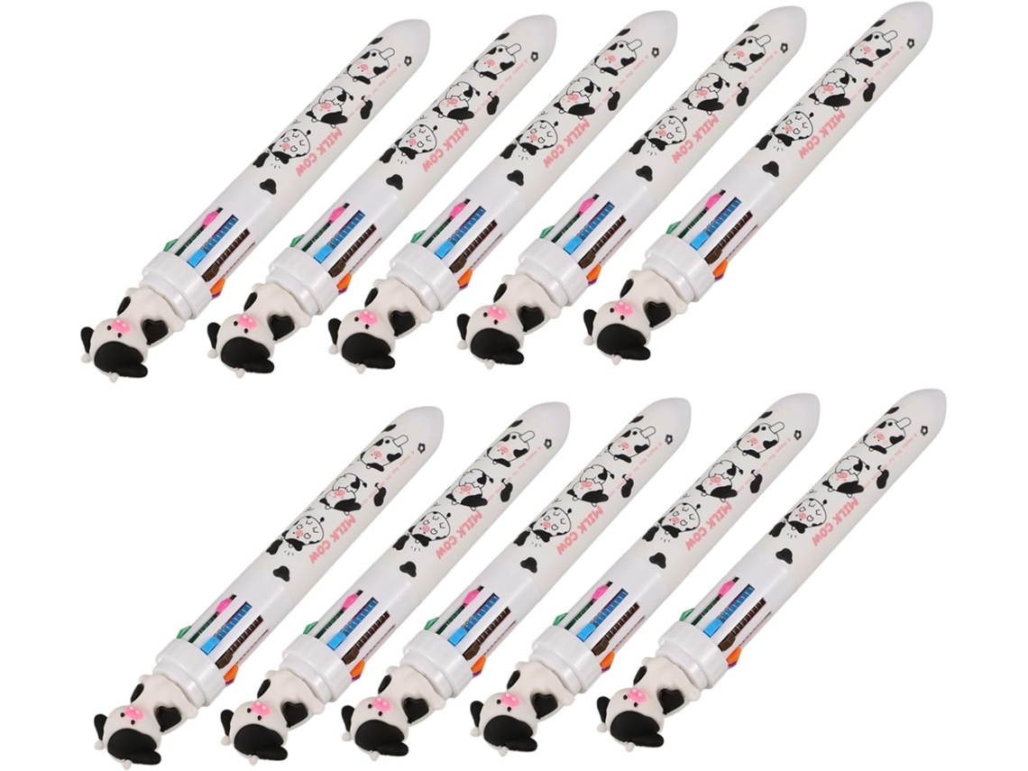 Conjunto De 8 Canetas Esferográficas Retráteis Angoyily