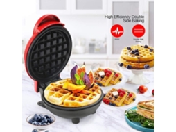 Máquina De Waffles Elétrica Multifuncional Com Chapas Aquecidas Para Croque Monsieur