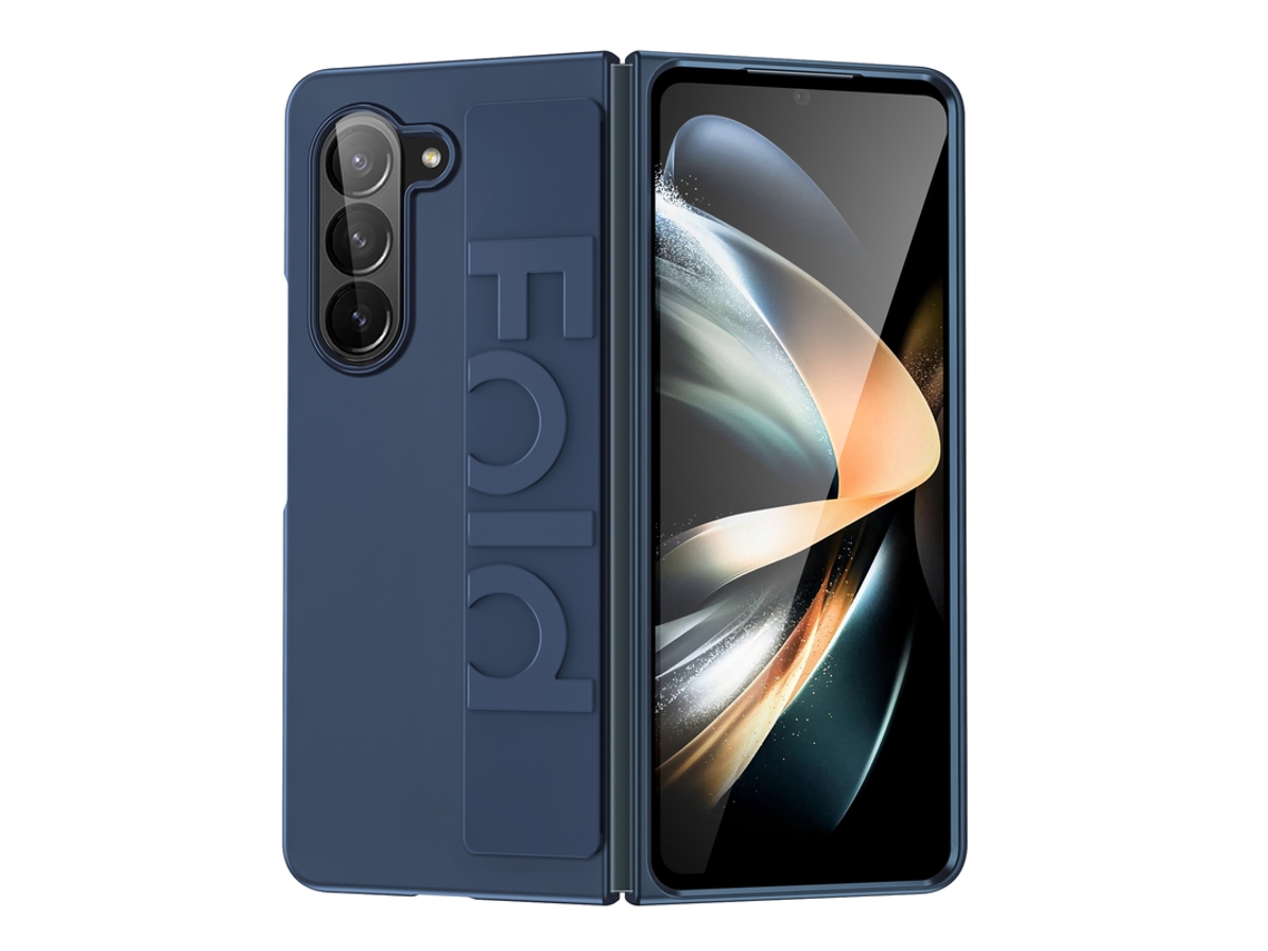 Capa Para Samsung Galaxy Z Fold 6 Alça Sem Fios Fino Azul Czhhmart