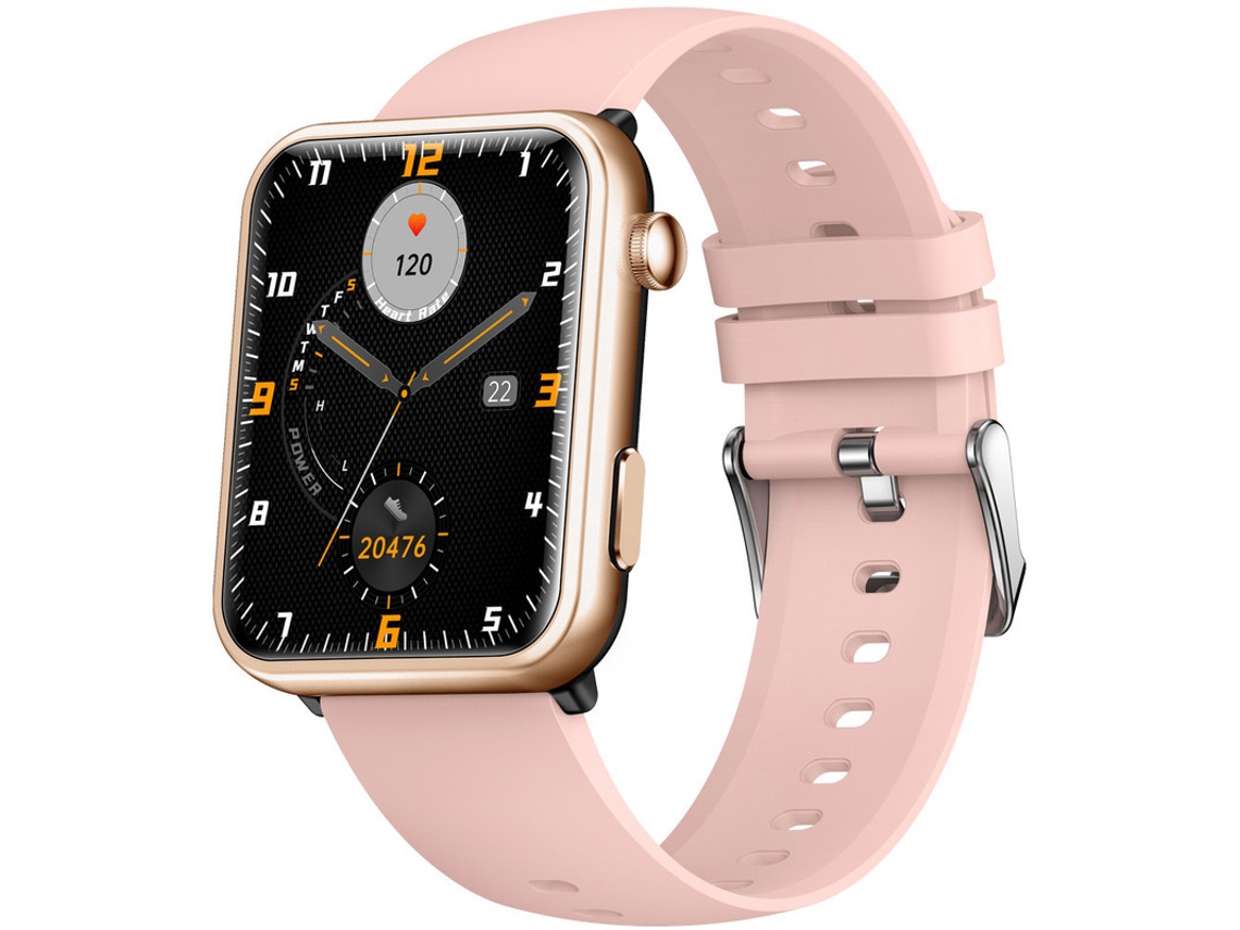 Smart Watch Y19 Bluetooth Chamada Música Meteorologia Push Rosa GODTVAGT