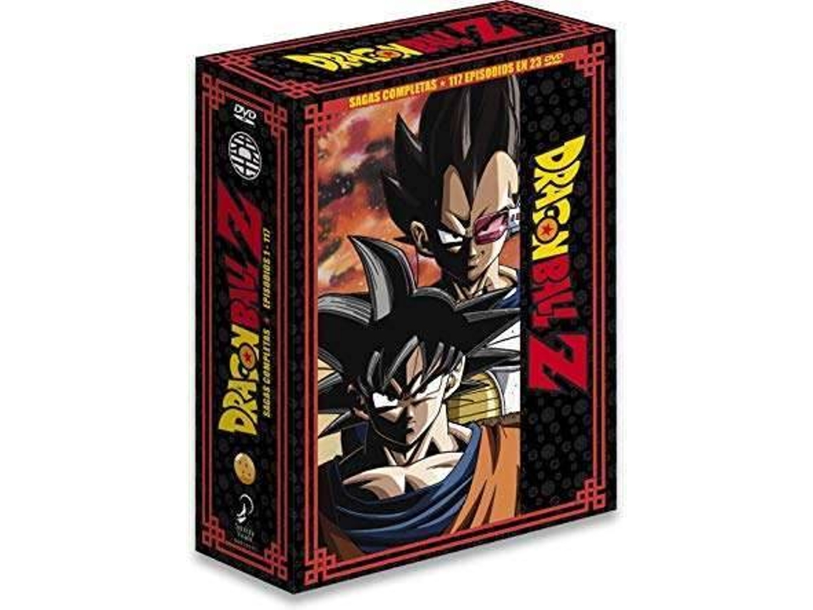 DVD Dragon Ball Z Sagas Completas Box 1 Ep. 1 A 117 (Edição em Espanhol)
