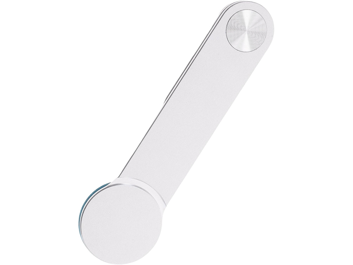 Suporte Magnético Prateado Para Celular E Laptop
