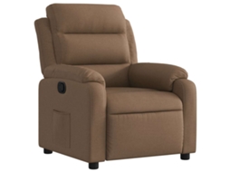 Recliner Chair, Recliner Chairs Vidaxl Marrom Tecido