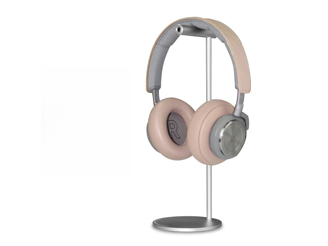 Suporte Fones Alumínio,anti Derrapante, Para Headset Over-ear Prata Hexinyigjly