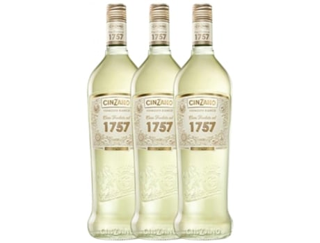 Vermute CINZANO Cinzano 1757 Bianco (1 L - 3 unidades)
