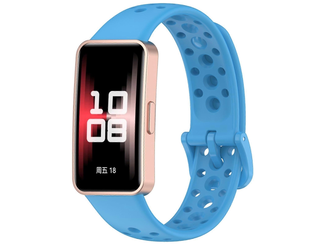 Pulseira De Silicone Respirável Com Furos Xdfind Para Huawei Band 10 / 9 / 8