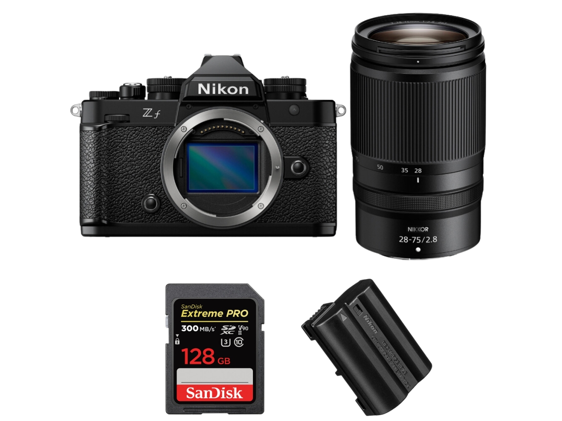 Zf + 28 75mm F/2.8 + 1 Sandisk 128gb Uhs ii 300mb/s + 1 Nikon En el15c + Ebook “20 Dicas para Fotos Que Impressionam” NIKON