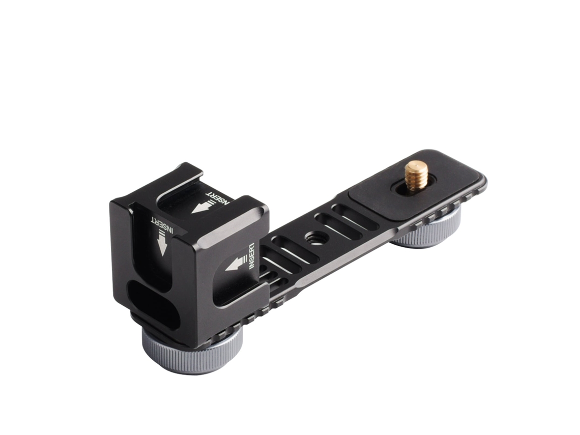 2026 soporte de Cold Shoe Extensible com Parafuso 1/4" para Gimbal Dji Osmo, Zhiyun Smooth e Feiyutech Acessórios de Fotografia