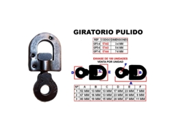 Giratorios n 3 de 7-8 mm pulidos   gp-7-8