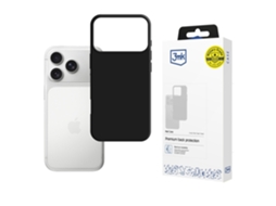 Capa Fosca 3mk Para Apple Iphone 17 Pro Max Com Proteção Antirriscos.