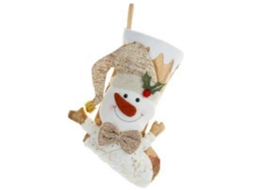 Meia De Natal Estilo Nrdico Com Papai Noel E Boneco De Neve Em 3d, Decorao Natalina Para Crianas, Saco De Presente De Natal. Hengjian