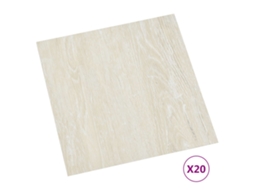 Pranchas de piso autoadesivo MAISON EXCLUSIVE 30,5x30,5 cm 20 pcs PVC creme