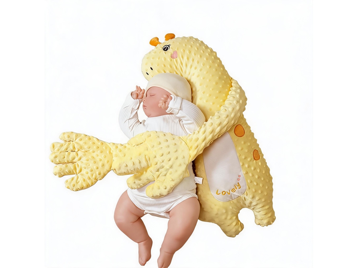 Boneca Calmante Para Bebês Com Palminhas Rítmicas - Simula A Mão Da Mãe A Bater Suavemente Para Adormecer (girafa)