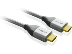 Cabo HDMI PHILIPS (1.8 m - Cinzento)