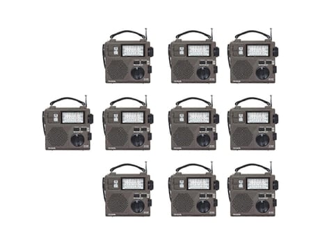 Receptor De Rádio Digital 10x 88p, Luz De Emergência, Rádio Dínamo Com Alto Falante Integrado, Manual Do Usuário Olysi Shop