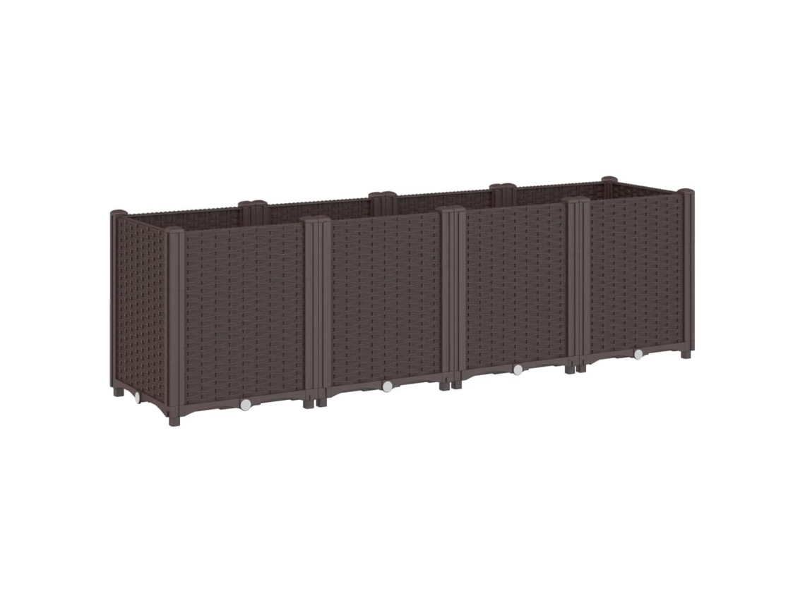 Garden Planter, Garden Planters Vidaxl Marrom Polipropileno (160 X 40 X 53 Cm)