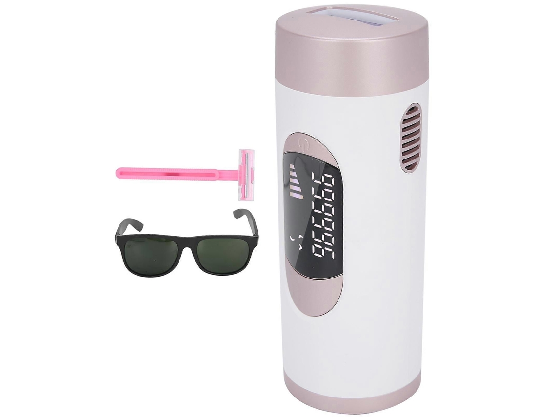 Depilador A Laser Indolor Para Todo O Corpo Com 5 Velocidades, Plugue 110-240veu, Branco.