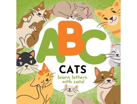 Livro ABC Cats Learn the Alphabet with Cats de PG Hibbert (Inglês)