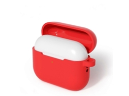 Capa protetora de silicone com gancho para fones de ouvido AirPods Pro 3 GIECY