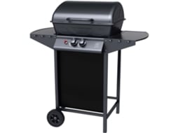 Barbecue Gás 97x55x100cm Preto Troia BBQ COLLECTION