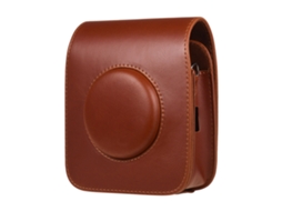 Funda De Cuero Pu Portátil Con Correa Para Cámara Fujifilm Instax Sq20 Instantánea