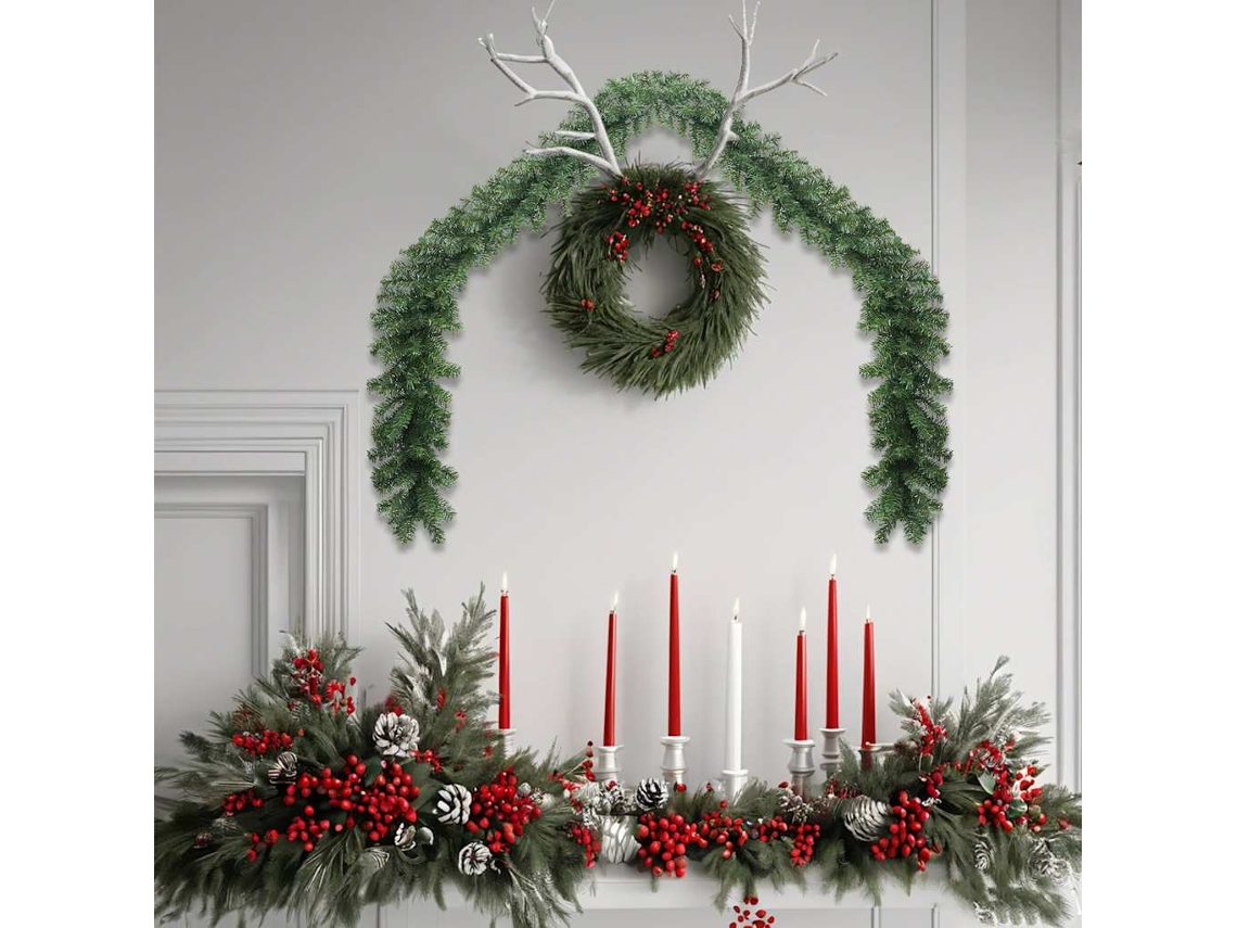 Vidaxl Grinalda De Natal Pvc 20 M