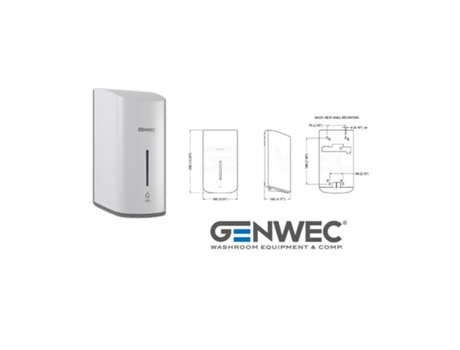 Genebre dispensador automatico blanco 1100 ml ref gw04 16 01 00
