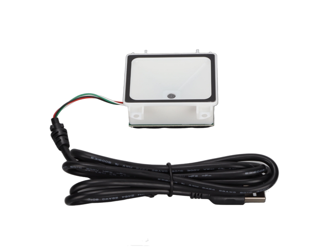 Leitor de Código de Barras 2d Usb com Fio para Mesa, com Sensor Infravermelho Automático e Leitor de Pagamento Móvel BRILVIBERA