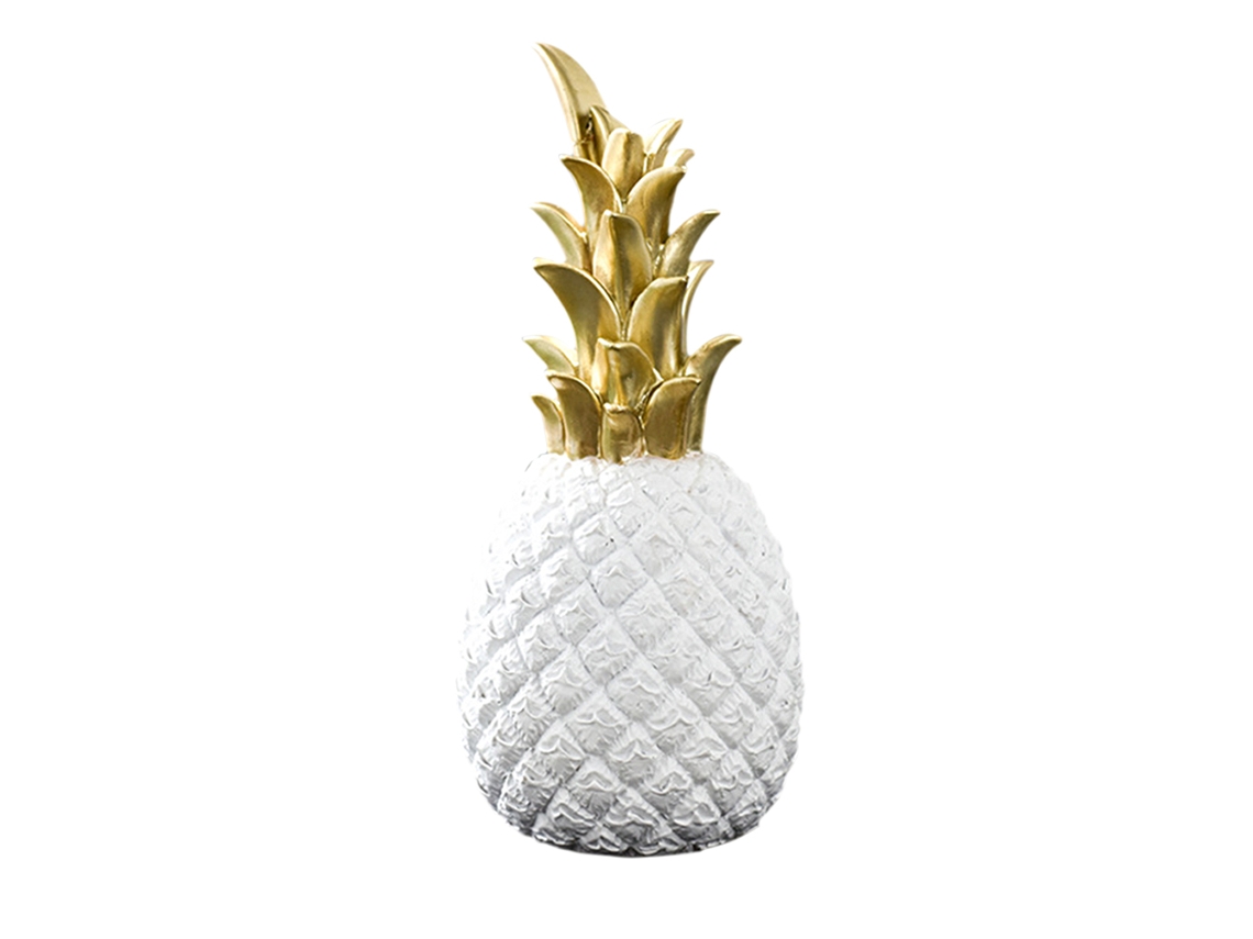 Decoração de Abacaxi em Resina Moderna S/MARCA