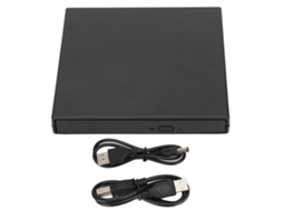 Unidade Óptica Externa Usb Ultra Fina Portátil Dvd/cdrw Para Laptops E Desktops