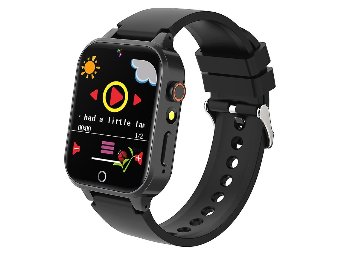 Relógio inteligente infantil S07, smartwatch com câmera, tocador de música e despertador, bicicleta elétrica Pink Ly