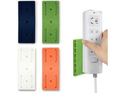 Conjunto de 4 Suportes Autoadesivos para Réguas de Energia BRILVIBERA