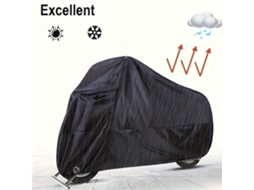 Xxl-190t Capa De Moto Em Poliéster Impermeável, Proteção Contra Chuva, Bicicletas Elétricas, À Prova De Pó, À Prova De Sol E Anticorrosão