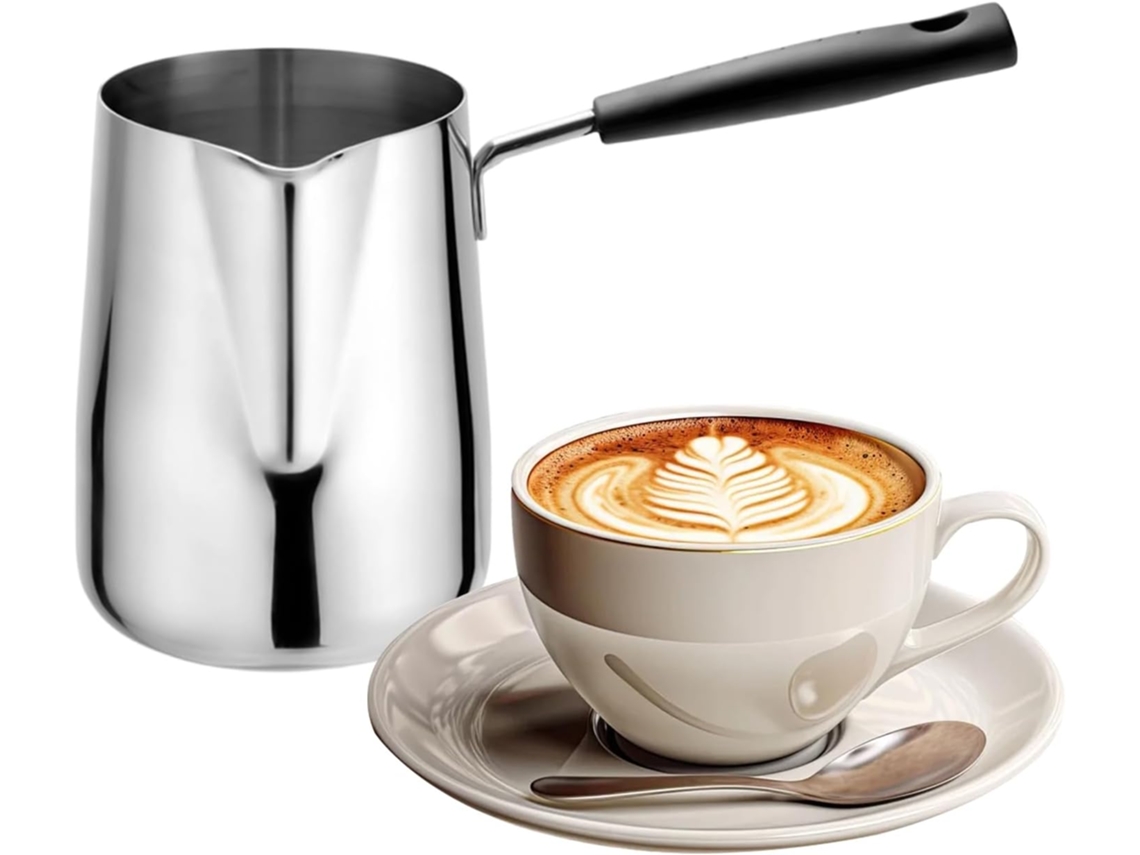 Cafeteira Turca Com Bico, 60cl, Para Preparar Cafés.