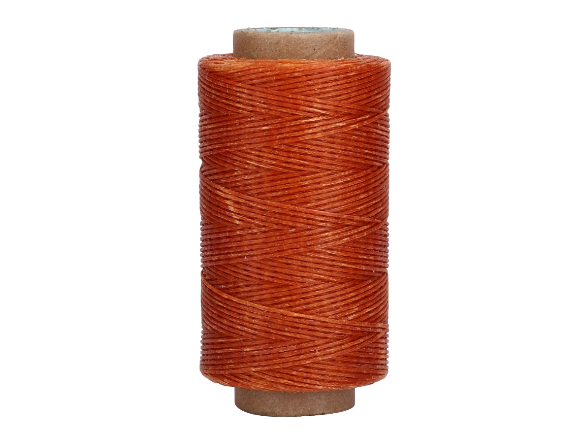 Fio Encerado 150d 250m Para Costura Manual Plana, Cordão Acessório Para Artesanato De Couro Diy Bege Claro
