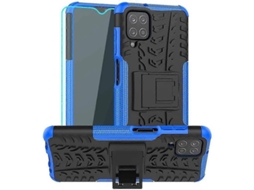 Yuru capa para Samsung S20 Fe 5g com Protetor de Tela Hd, Anti impacto Duro com Suporte, Azul