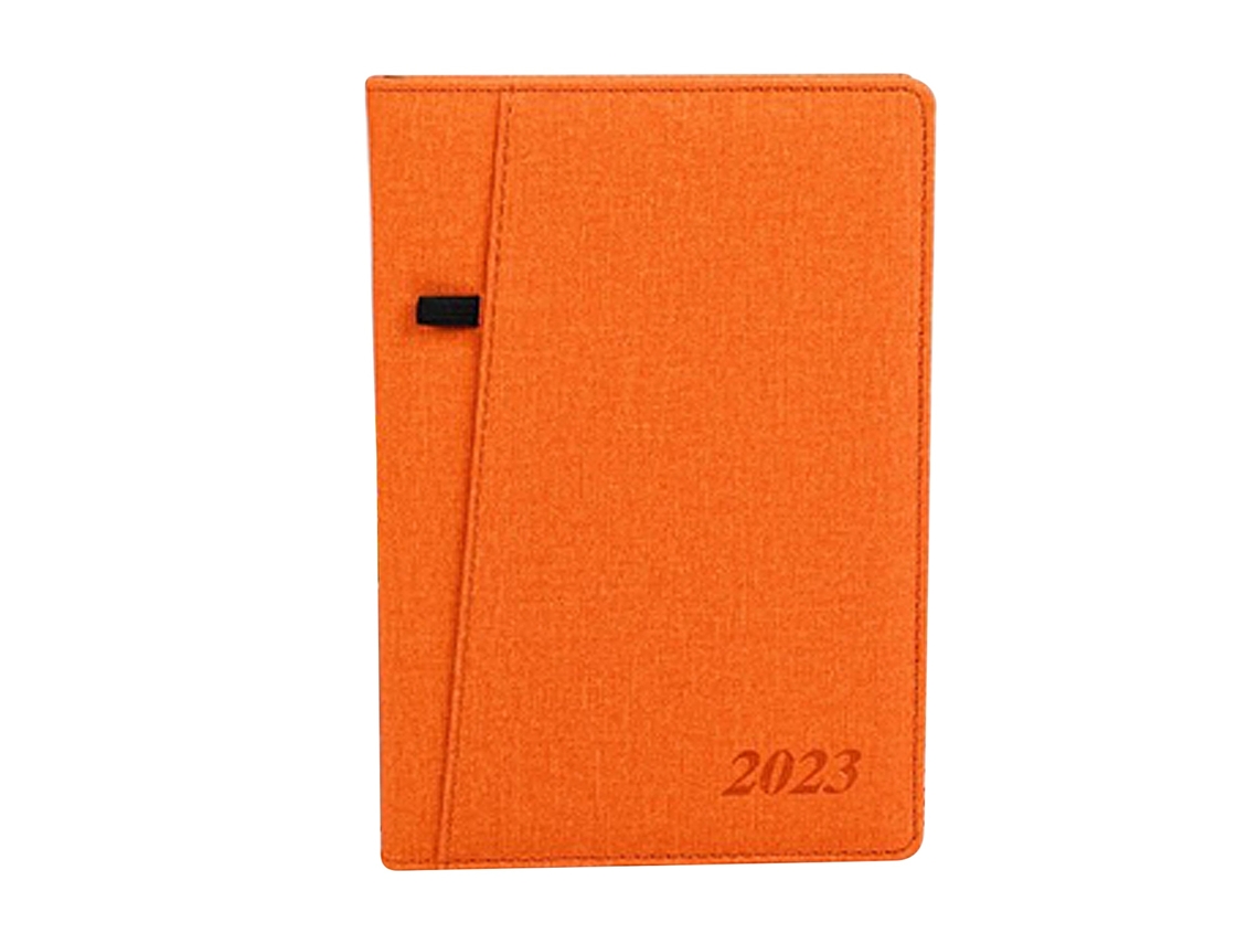 Caderno De Inglês Com Marcador De Página De Largura Dupla Caráter Brilho Portátil Agenda Espanhola Para Trabalho Amarelo
