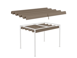 Cobertura De Substituição Für 2,85 X 2 M Gazebo De Jardim, Ausziehbar, Einfache Montage, Poliéster,