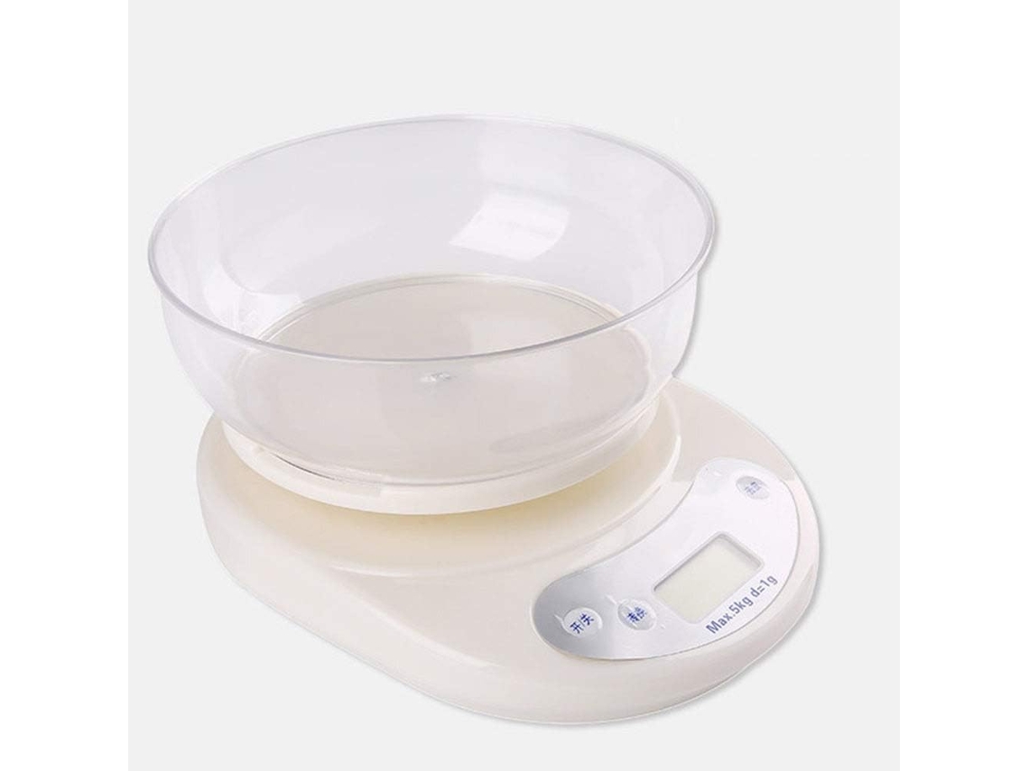 Balança De Cozinha Digital Eletrônica 5kg Uso Doméstico, Ideal Pesar Alimentos E Cozinhar Balança De Mesa