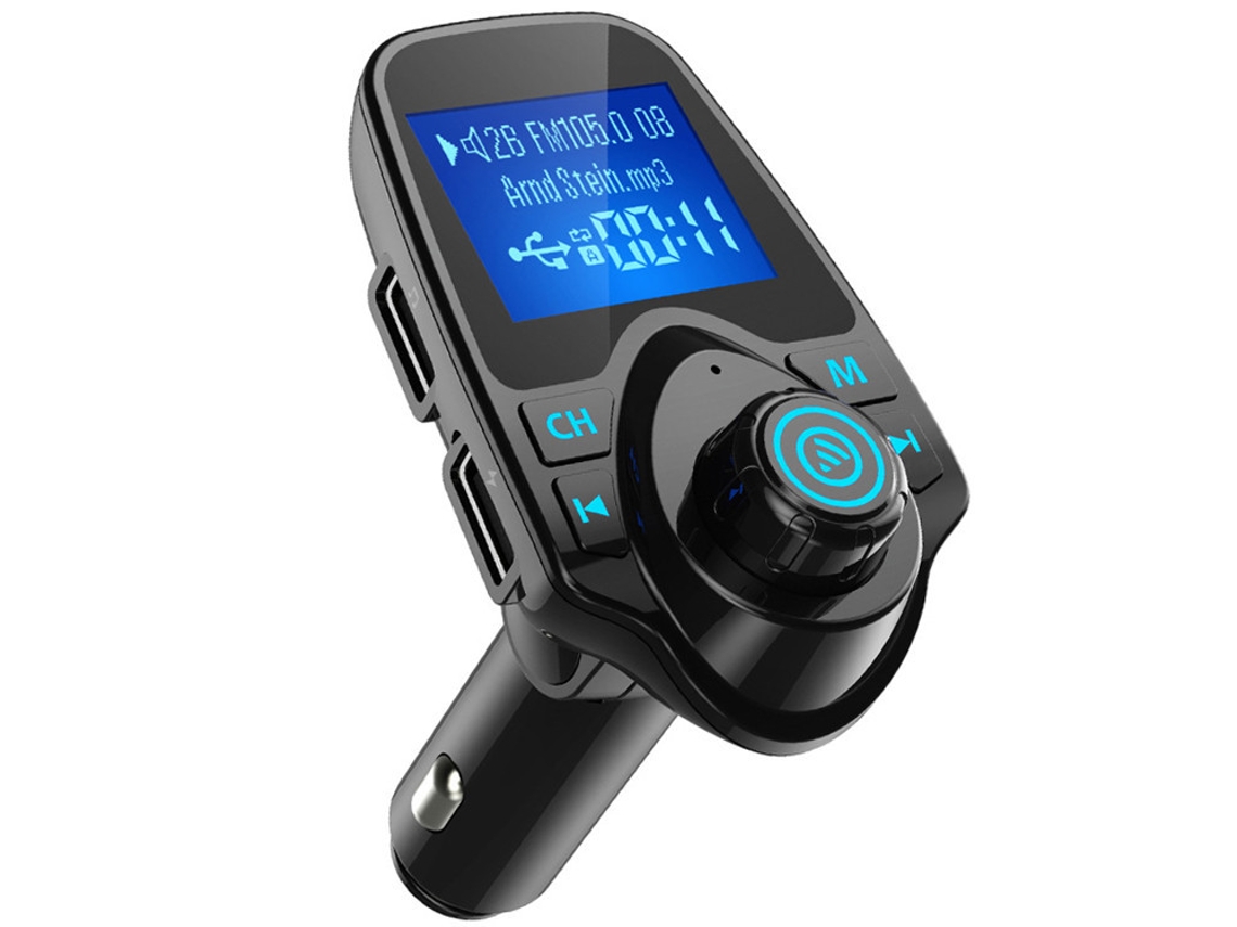 Transmissor FM Bluetooth, carregador de carro
