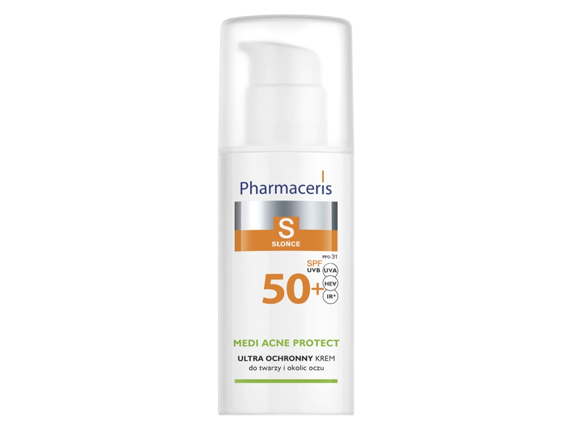 Creme Protetor Pharmaceris S Para Pele Acneica Mista E Oleosa Com Spf50 50ml Dr Irena Eris