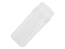 Caixa Circular De Plástico Branco Para Lâminas De Patologia, Para Laboratório.