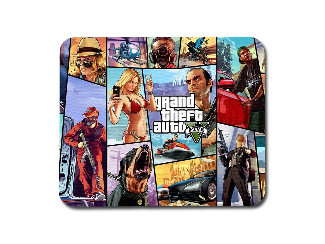 Jogo Grand Theft Auto Mousepad Brilvibera