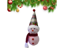 Enfeites Natal Boneco Decoração Luzes Led Escritório Quarto Biblioteca Lareira Estar Neve - Casa Sala Etc GOKOCO