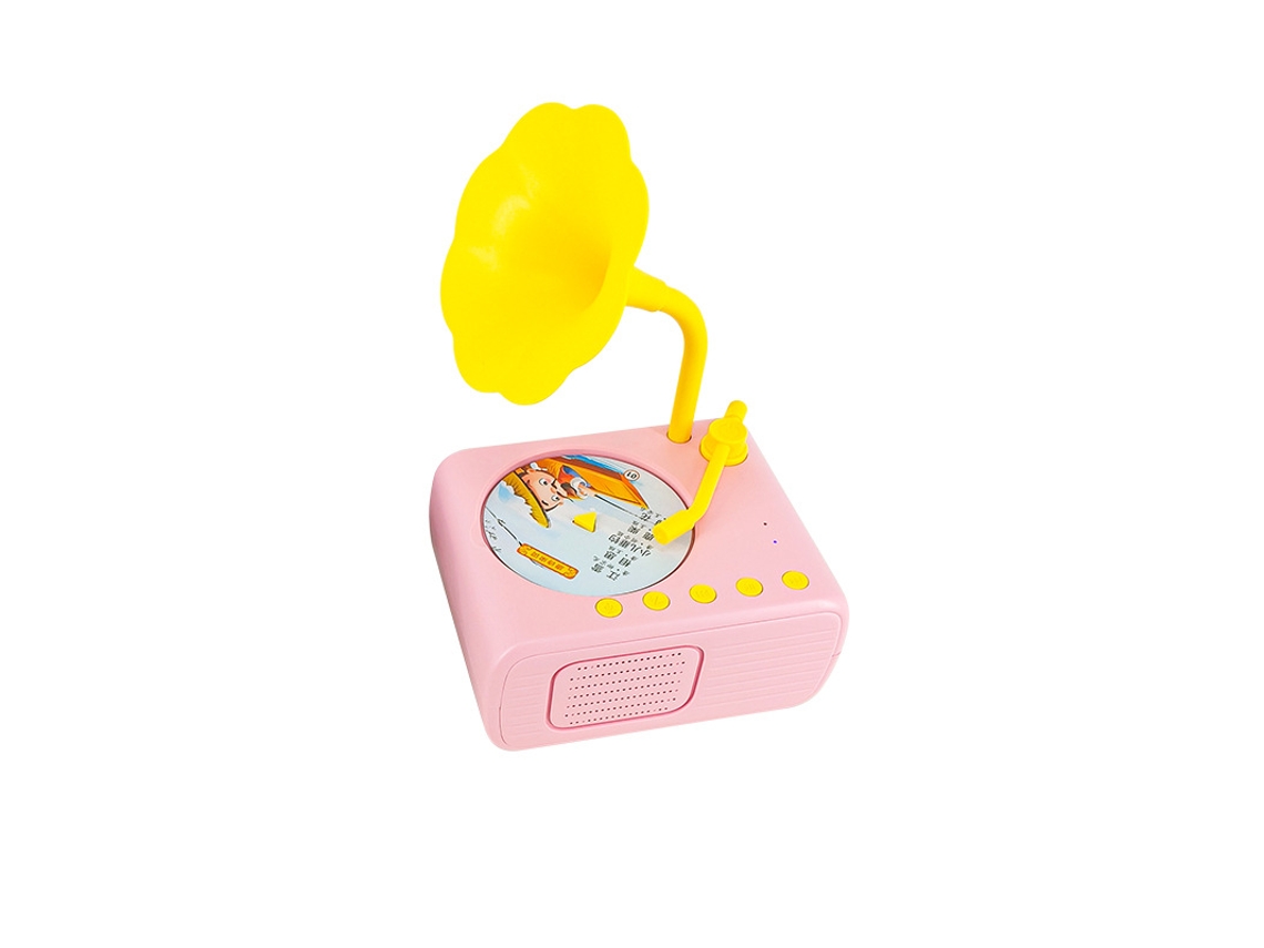 Máquina Educativa Inteligente Para Crianças De 2 A 10 Anos Gramofone De Histórias Para Dormir Sfushos (cor Rosa)