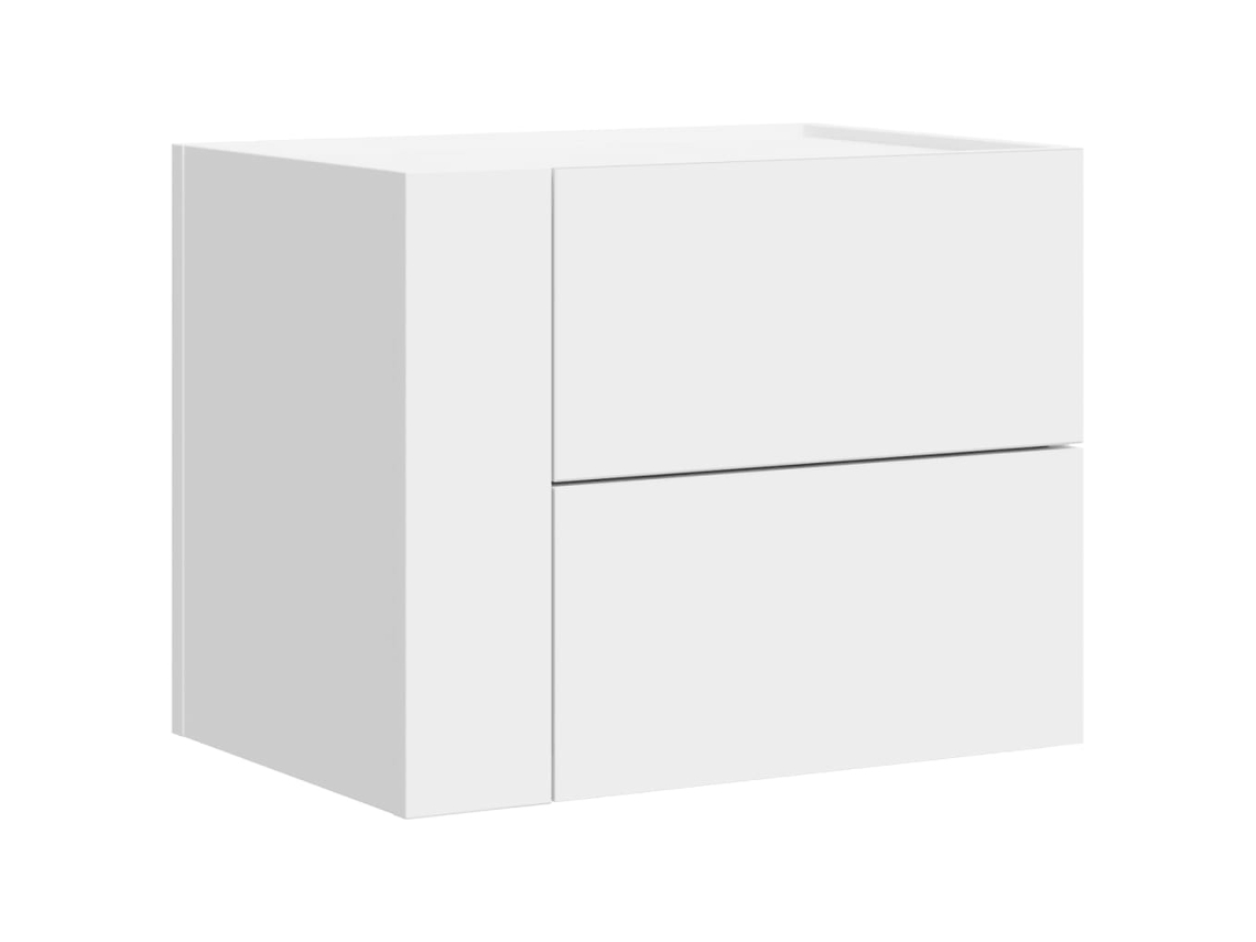 Mesa de Cabeceira de Parede 45x30x35 Cm Branco MAISON EXCLUSIVE